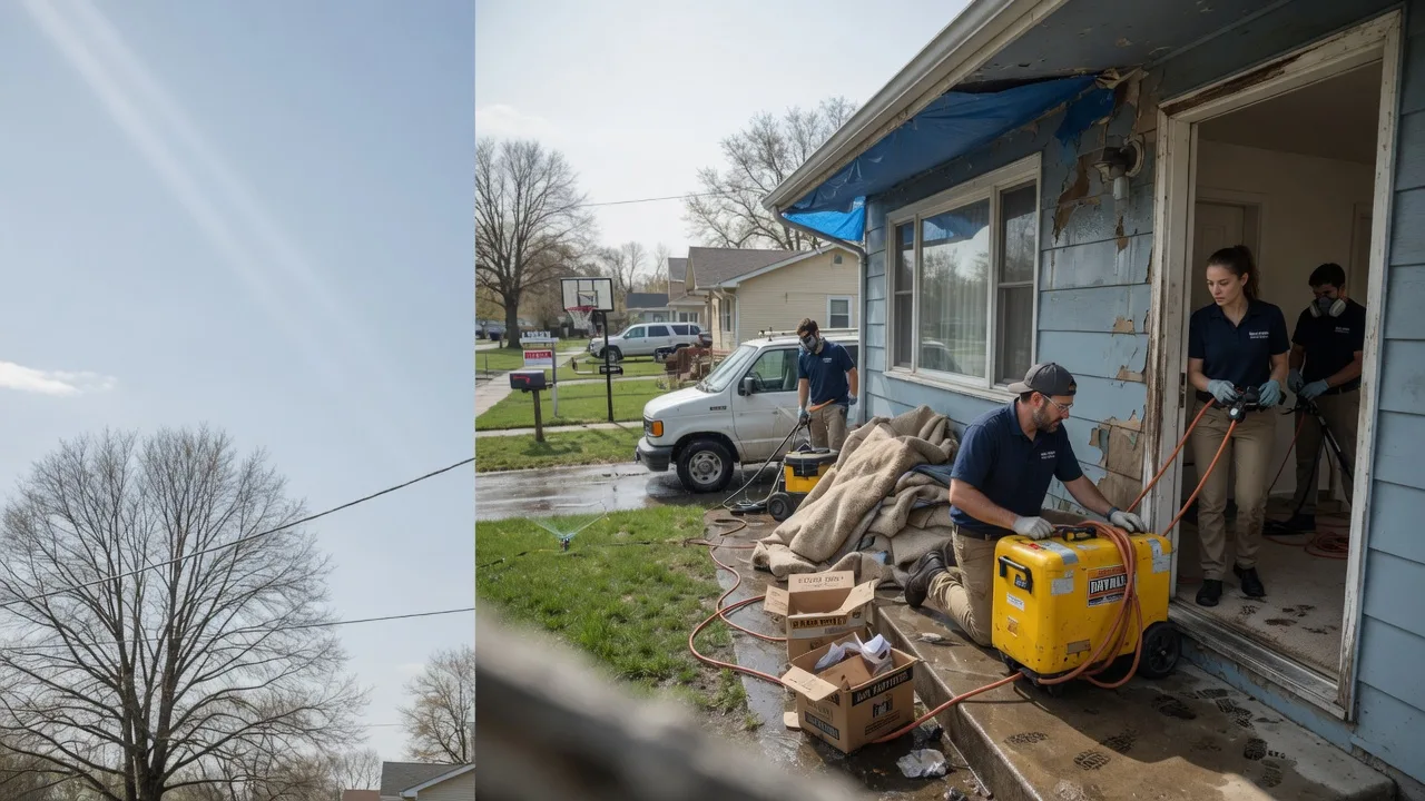 Basement Flood Cleanup in Kingston, OK near me